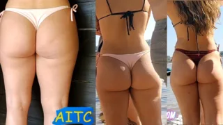 Al-016 SlimThick Babe Duo at the Beach