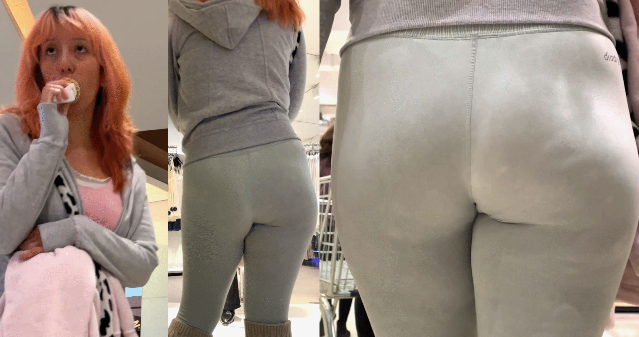LT-029  Redhead with cute butt
