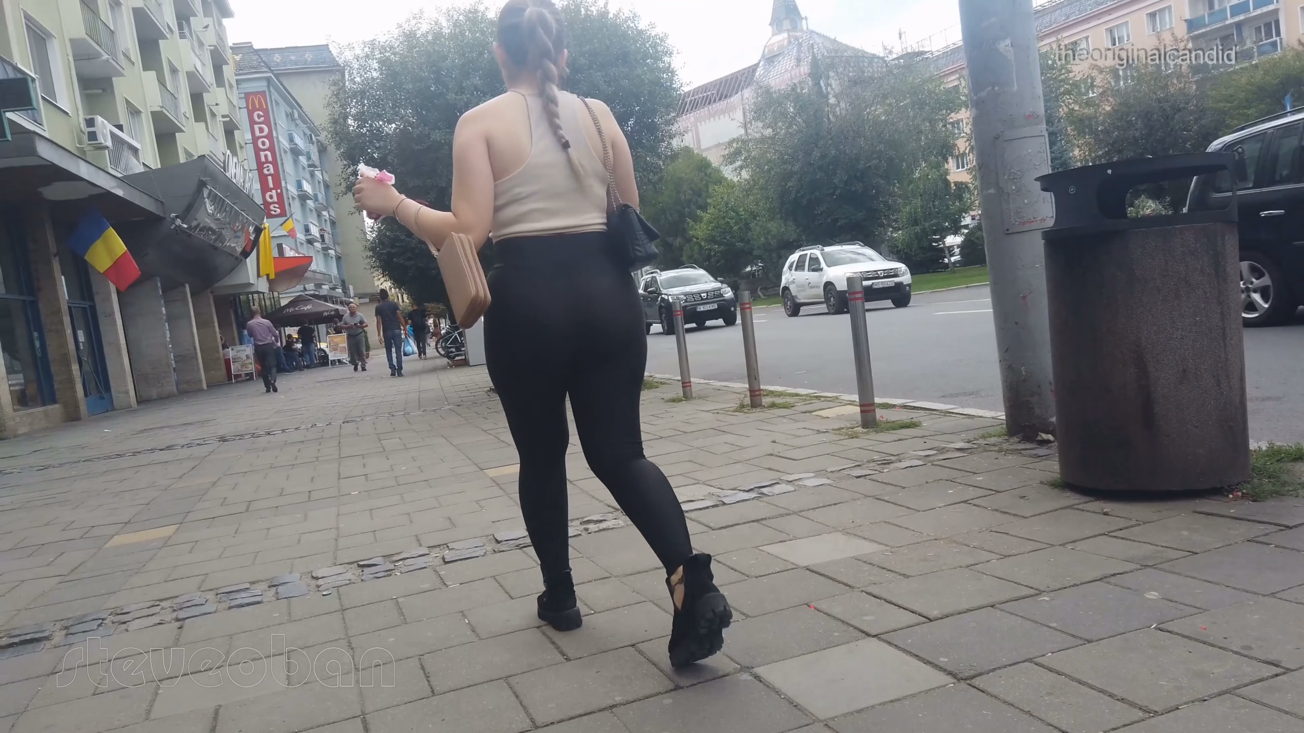 European Petite Donk in Leggings