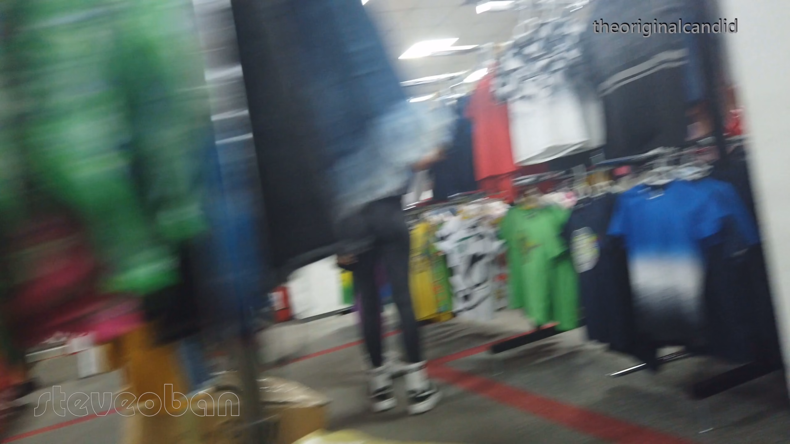 Two latinas in gym fit at store