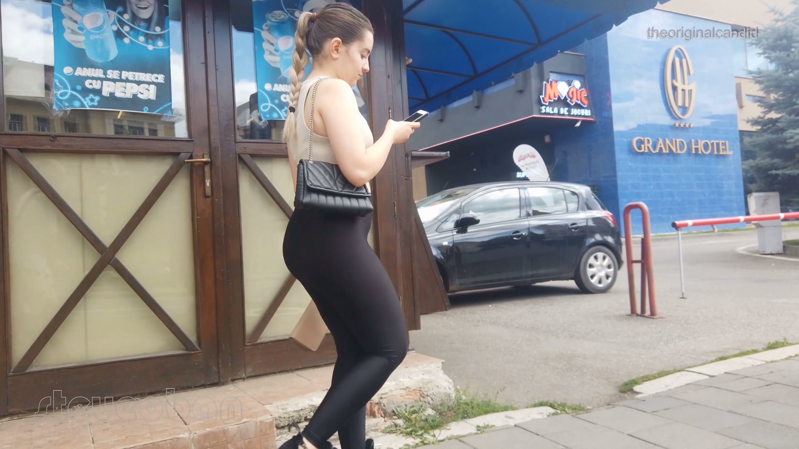 European Petite Donk in Leggings