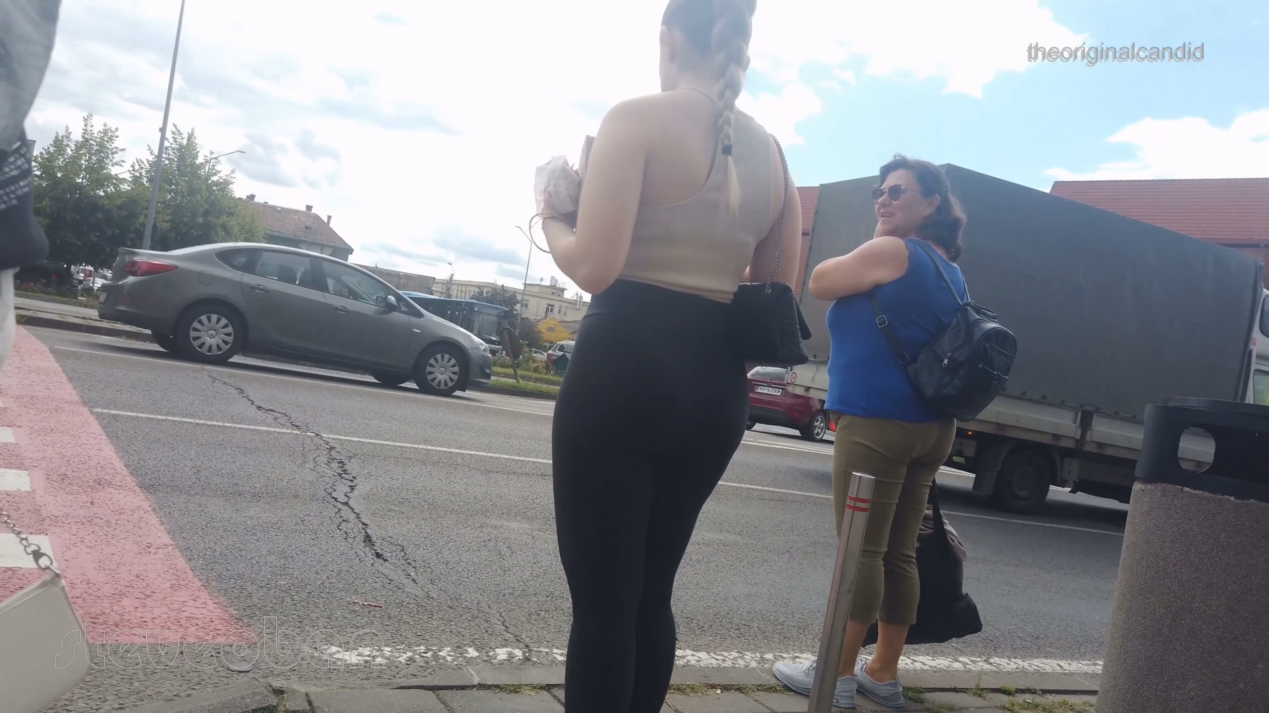 European Petite Donk in Leggings