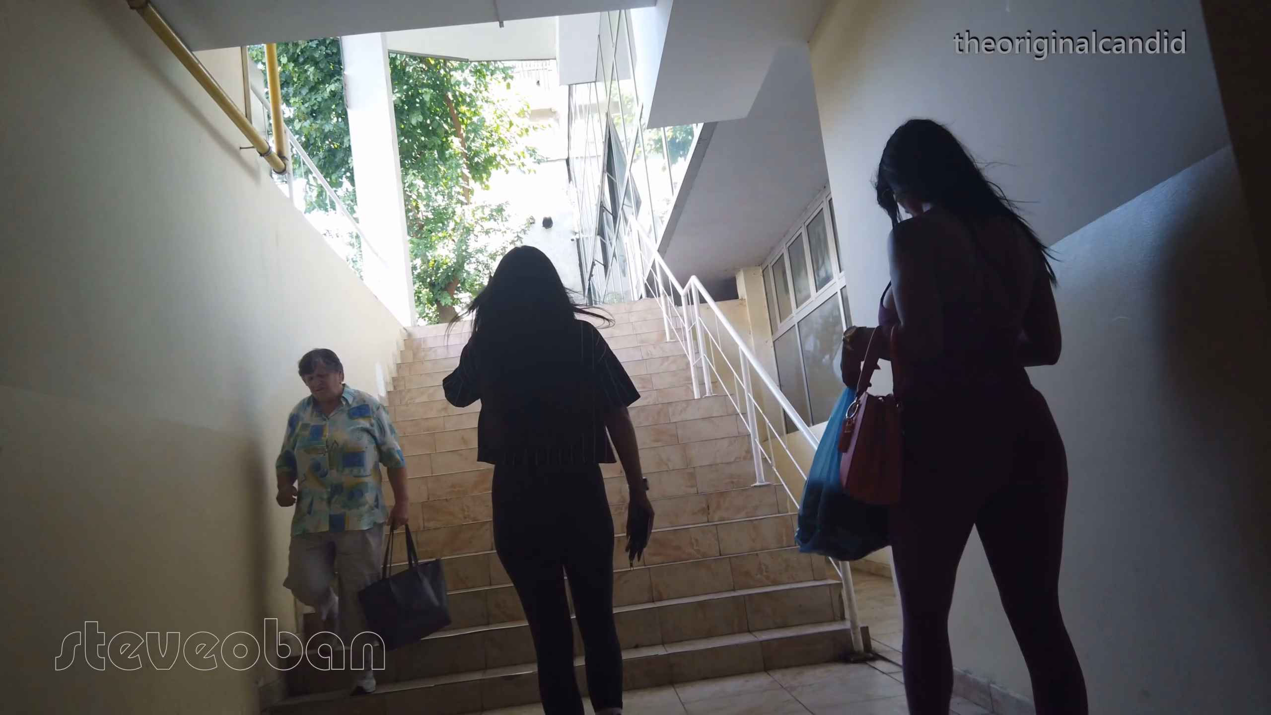Two latinas in gym fit at store