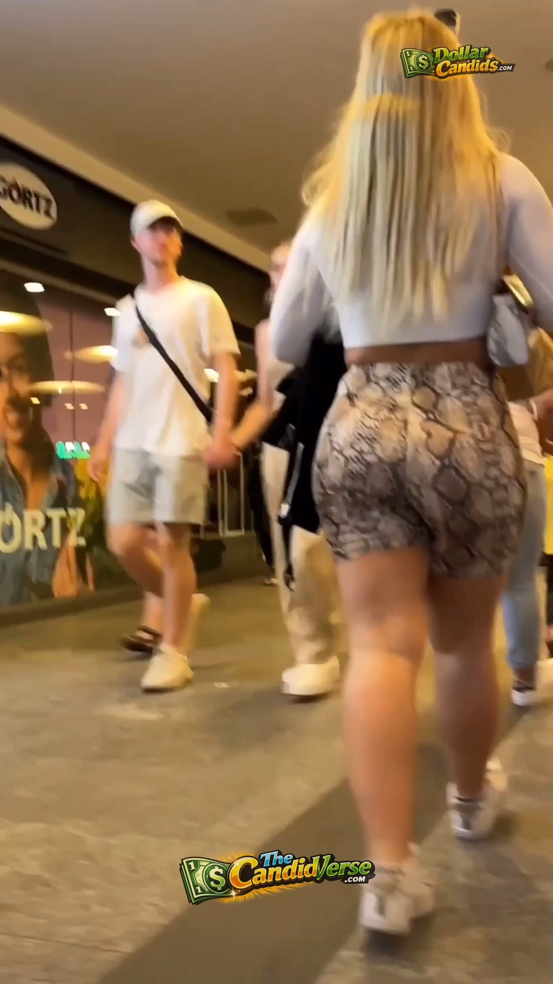 Blonde in Snake Shorts by Lloyd
