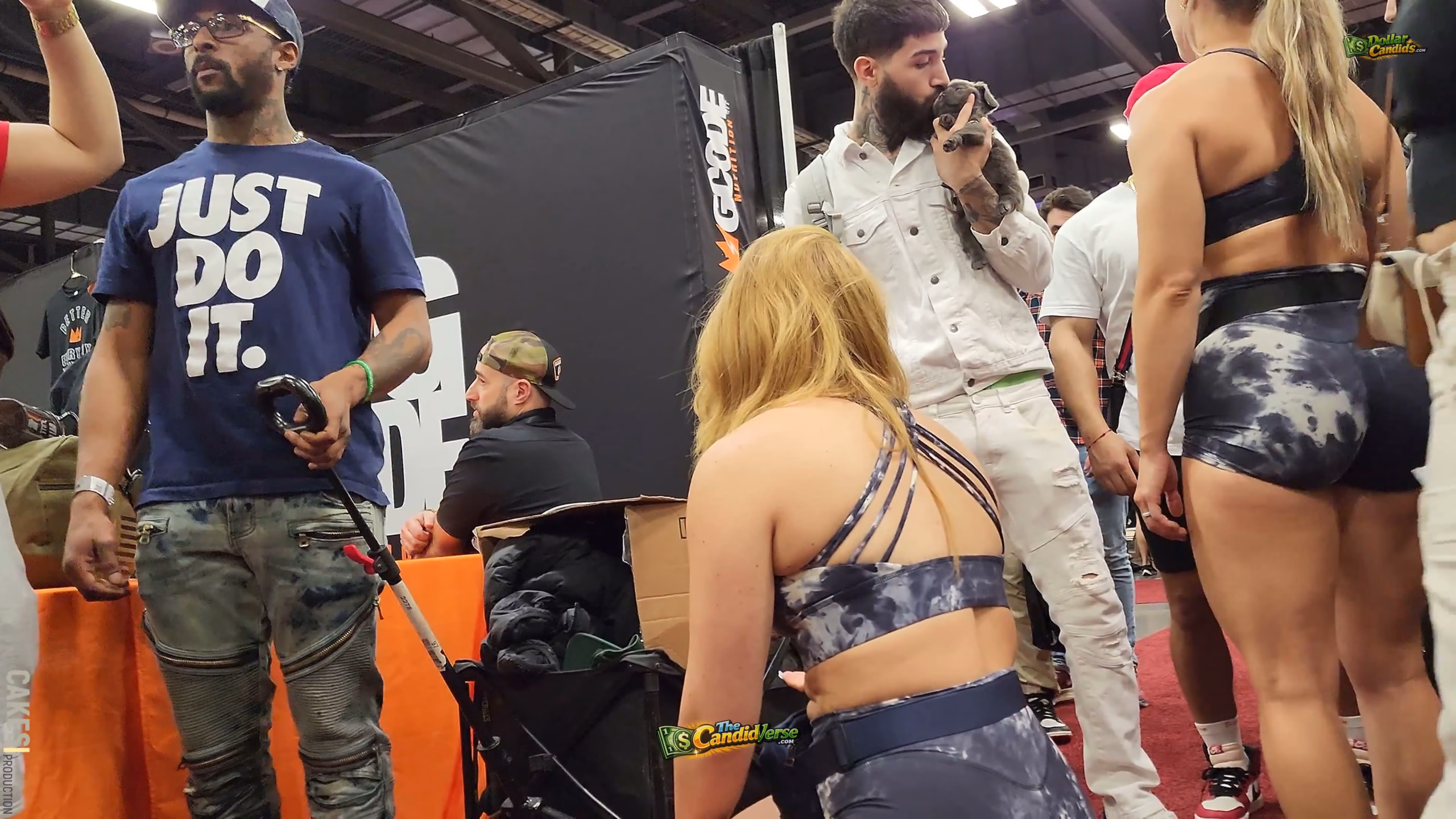 Cakes Production Two Super Thick Blonde Baddies In Fitness Shorts