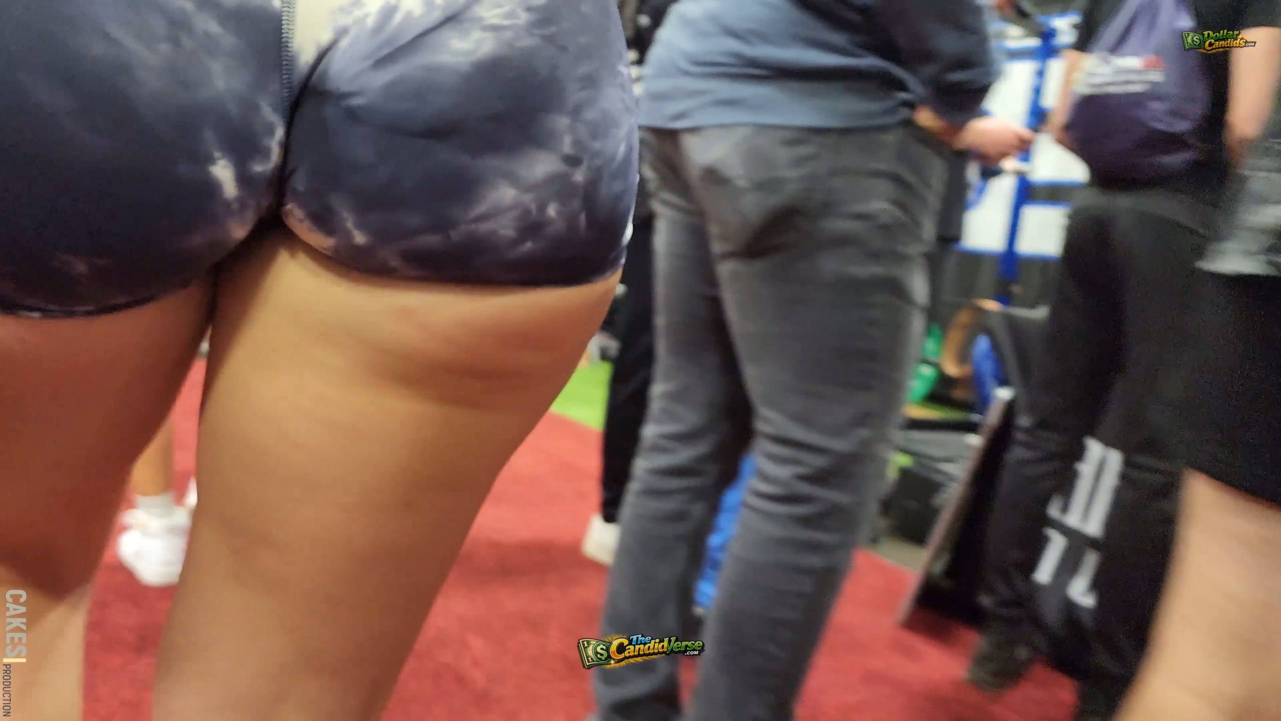 Cakes Production Two Super Thick Blonde Baddies In Fitness Shorts